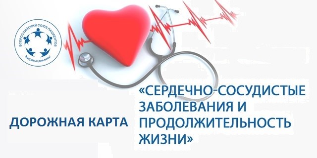Всероссийский союз пациентов проводит оценку хода реализации своей Дорожной карты по борьбе с сердечно-сосудистыми заболеваниями 