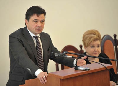 21.01.2013 А.Воробьёв обсудил с учёным советом МОНИКИ вопросы совершенствования областной медицины 