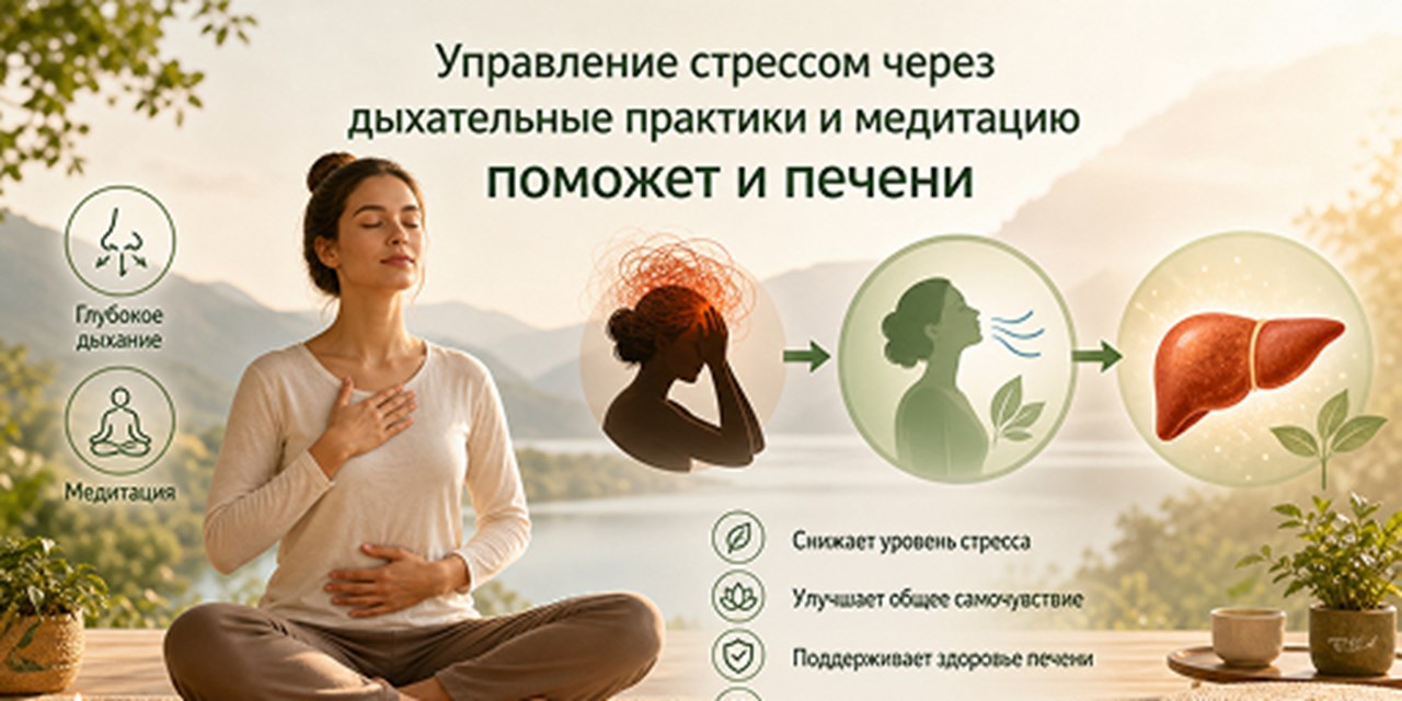 Управление стрессом через дыхательные практики и медитацию поможет и печени - American Liver Foundation