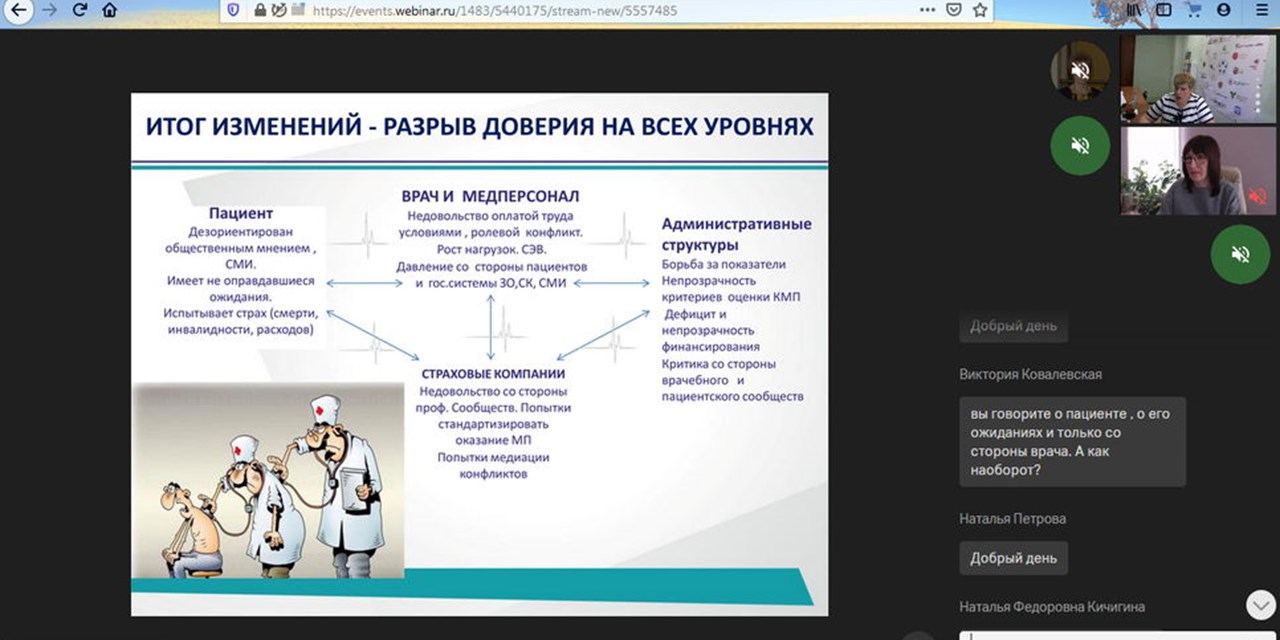 25.06.2020 KOмплексная REабилитация. Просветительская школа «Решение конфликтных ситуаций «Врач - пациент»